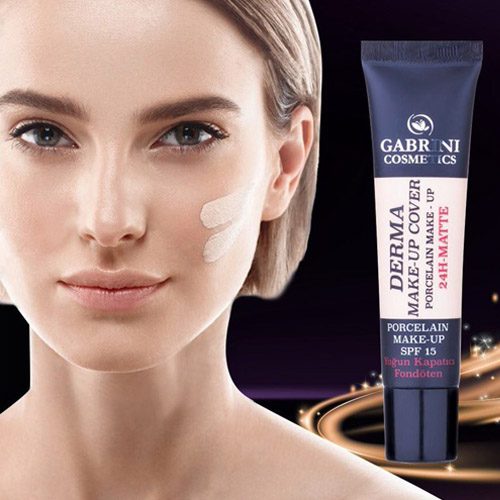 فروش عمده کرم پودر مات 24 ساعته درما گابرینی