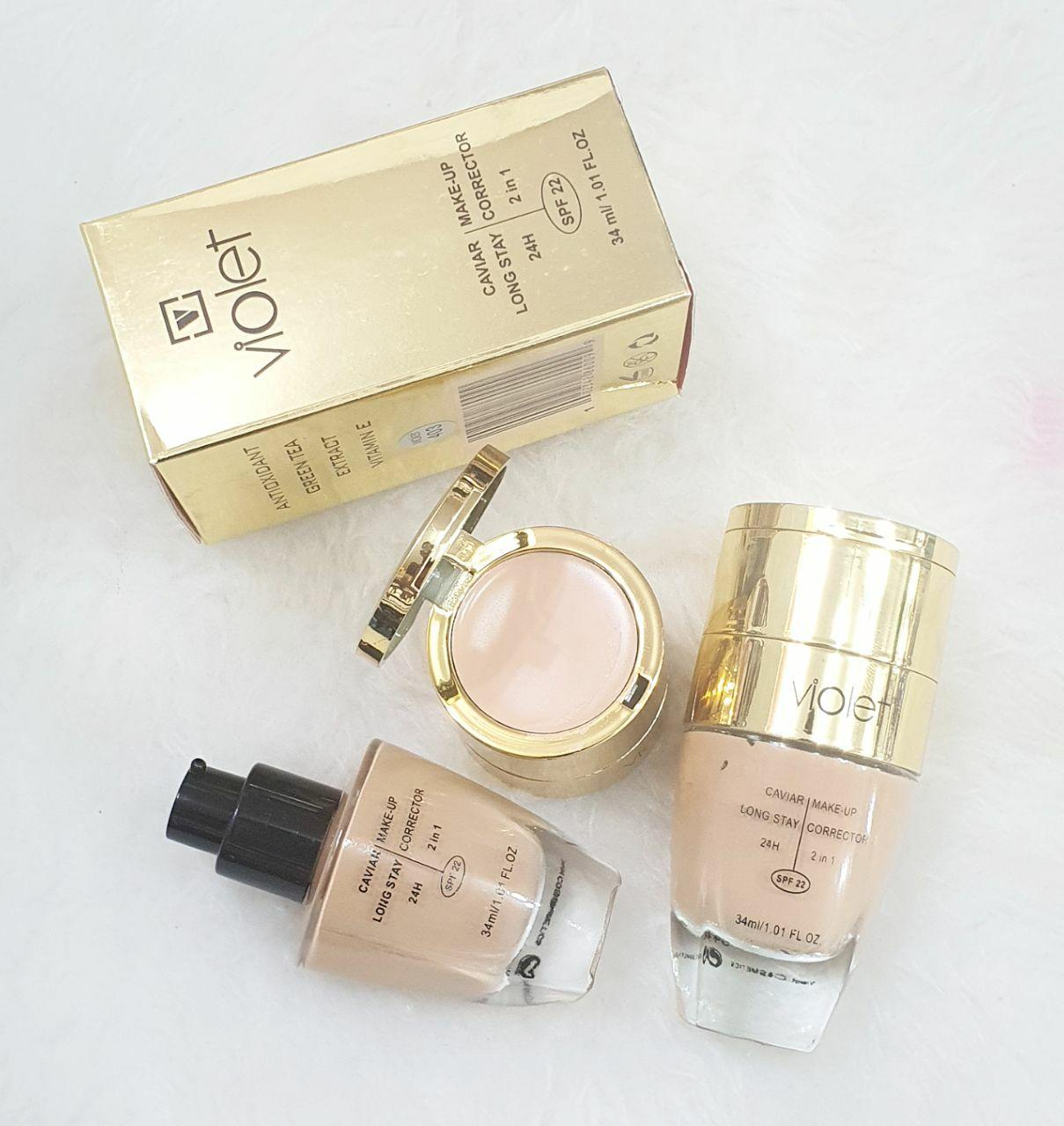 کرم پودر کانسیلر دار گلد ویولت