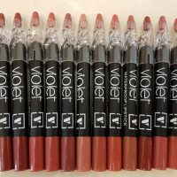 رژلب مدادی ویولت تراش دار پوکه مشکی | فروش عمده رژلب مدادی