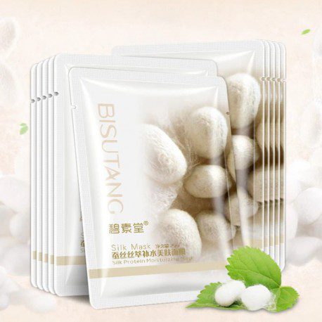 ماسک ورقه ای ابریشم برند بیسوتانگ Bisutang Silk Protein Face Mask