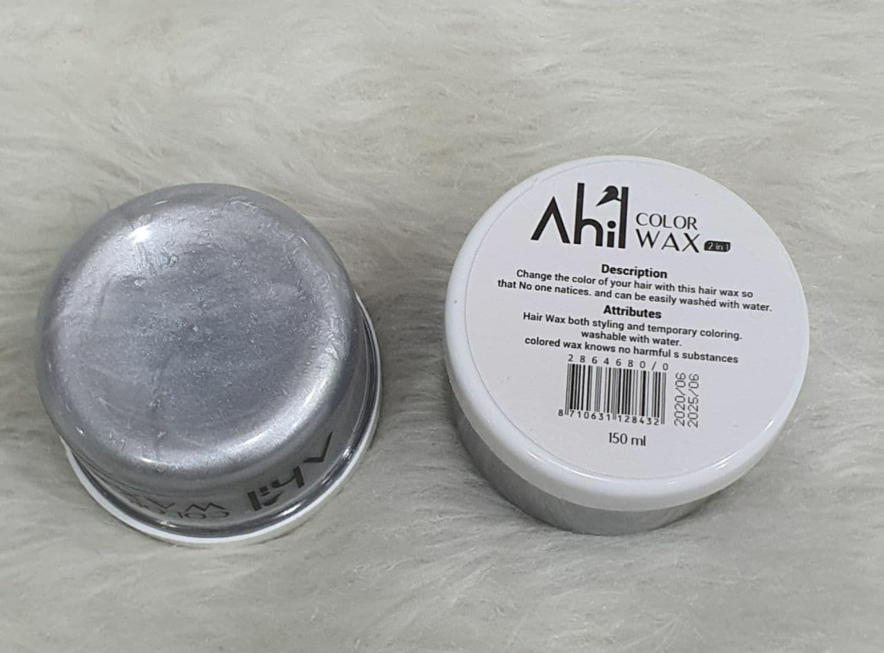 واکس رنگی نقره ای آهیل Ahil کد ۲