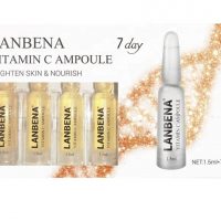 فروش ویژه کوکتل ویتامین c مراقبت از پوست 7 روزه لانبنا LANBENA VITAMIN C AMPOULE