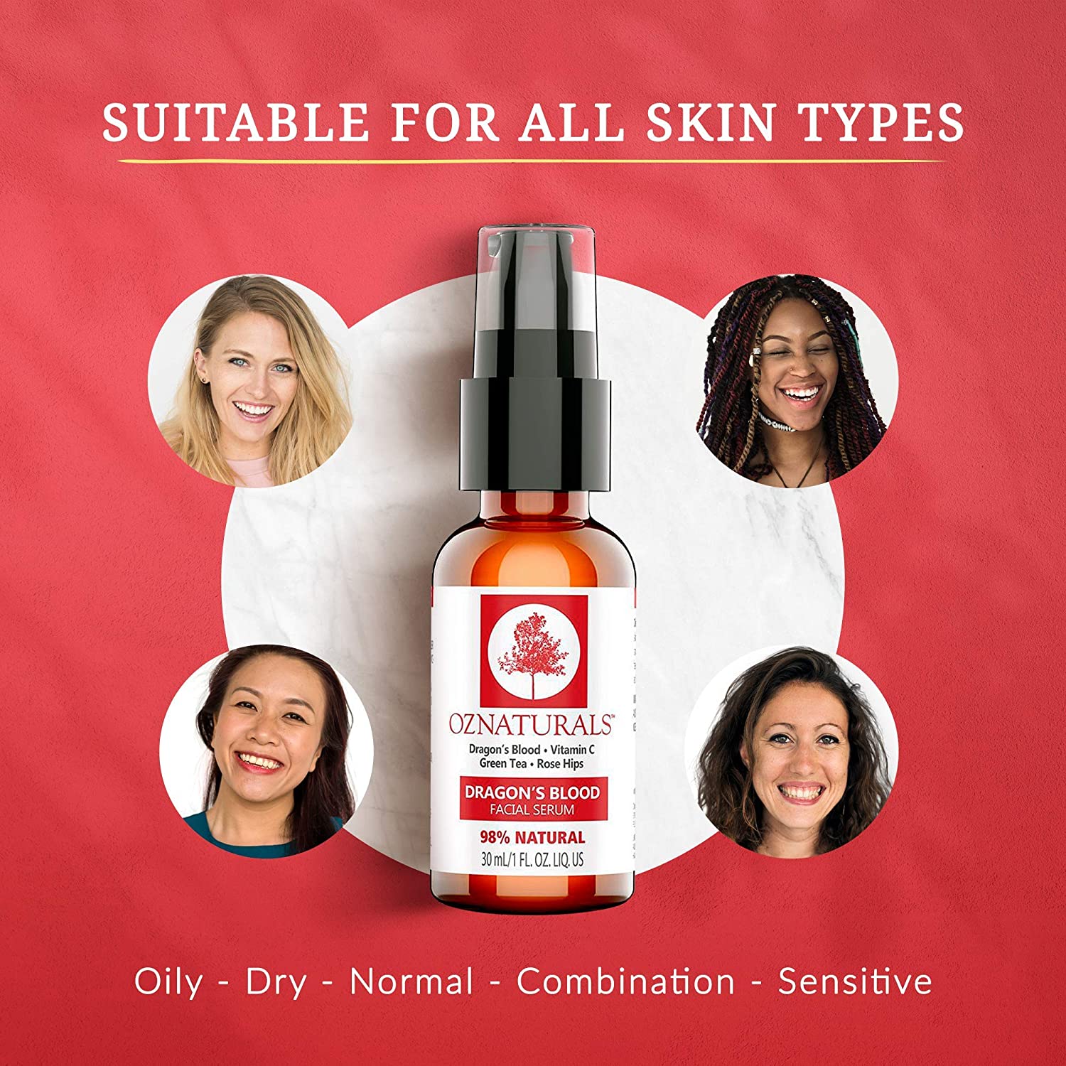 سرم دارگون بلاد اوزنچرال oznaturals dragon's blood serum