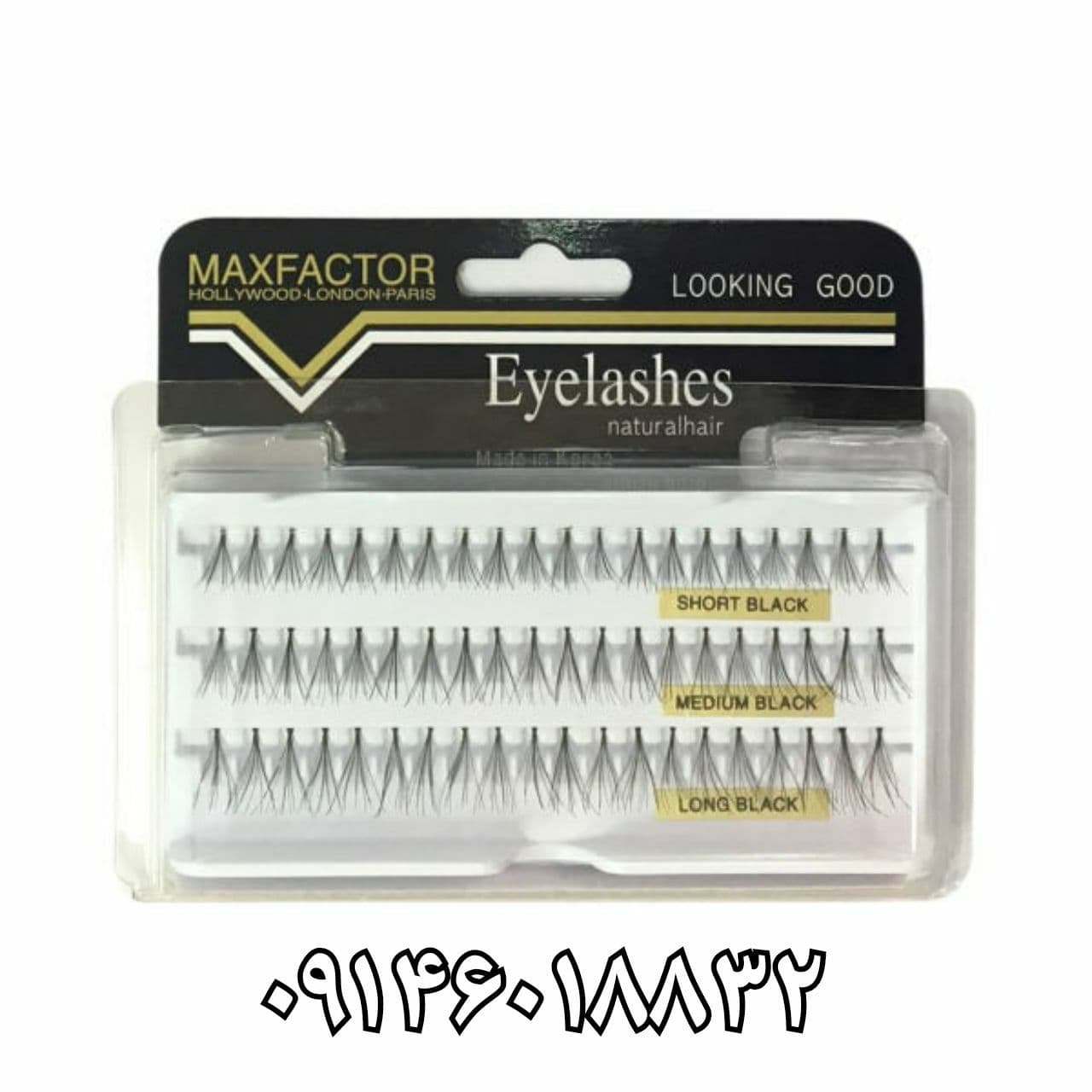 مژه مصنوعی تکی مکس فکتور در سه سایز