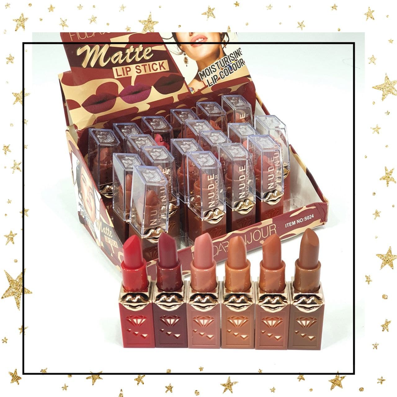 رژلب جامد نود هدی بیوتی کد s024