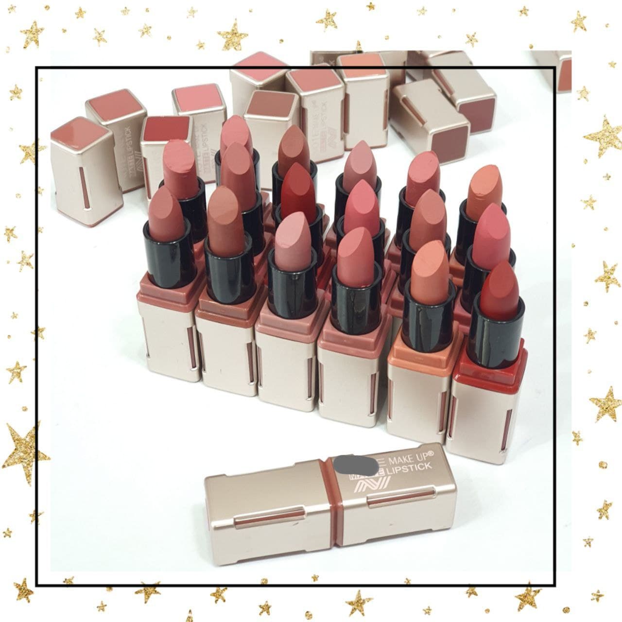 پک 36تایی رژلب جامد مات و مخملی میکاب makeup