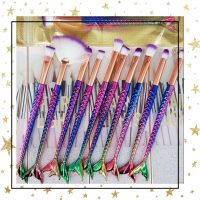 فروش ویژه ست براش 10 تایی ماهی بنفش