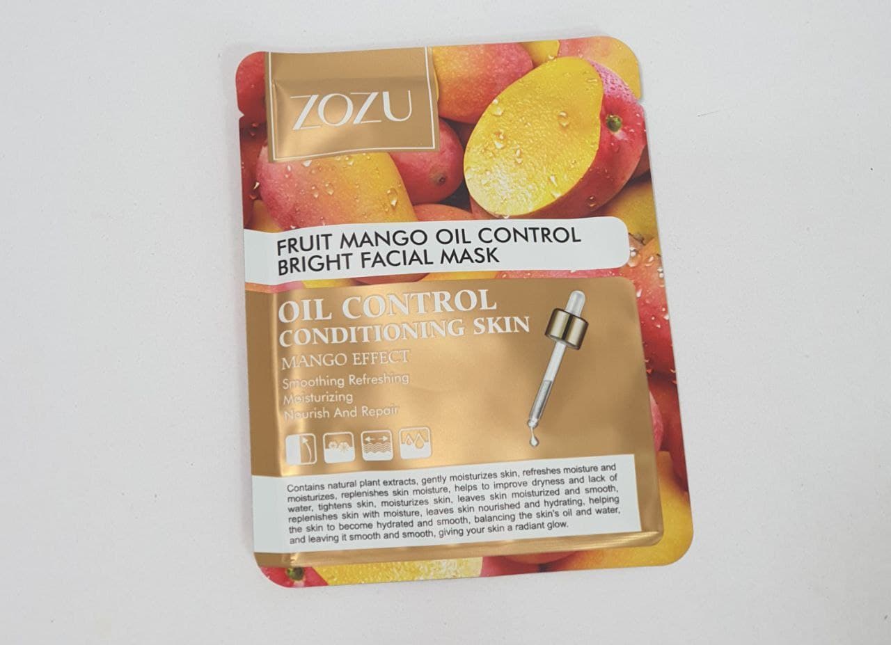 ماسک ورقه ای روغن مانگو زوزو zozo