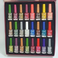 پک ۲۴ تایی لاک ناخن مکیاژ مدل سوپر فلش کد max4 | پخش عمده