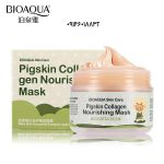 ماسک شب کلاژن مغذی و ضدچروک بیوآکوا bioaqua | ماسک شب