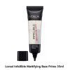 پرایمر مات کننده پوست لورآل مدل Infallible حجم 35 میلی لیتر | Loreal Infallible Mattifying Base Prime 35ml