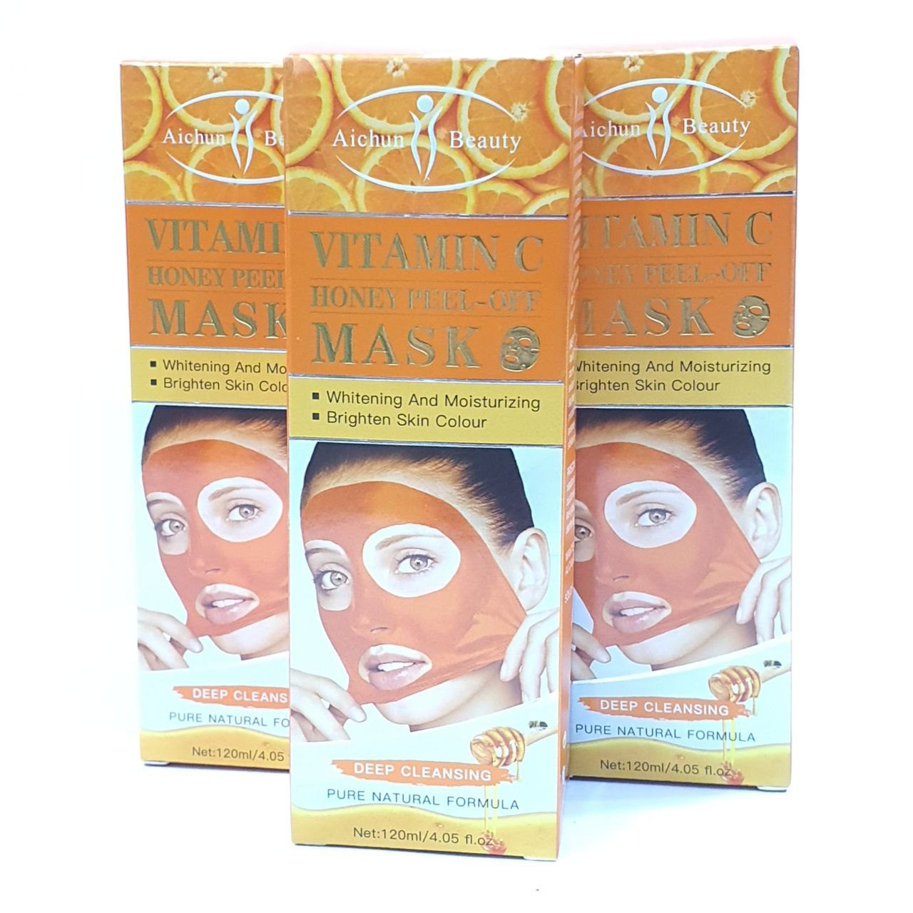 ماسک صورت عسل و ویتامین سی ایچون بیوتی حجم 120 مل