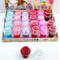 پک 24 تایی بالم لب طرح گل مجیک magic | بالم لب