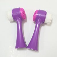 فیس براش دسته دار رنگ بنفش