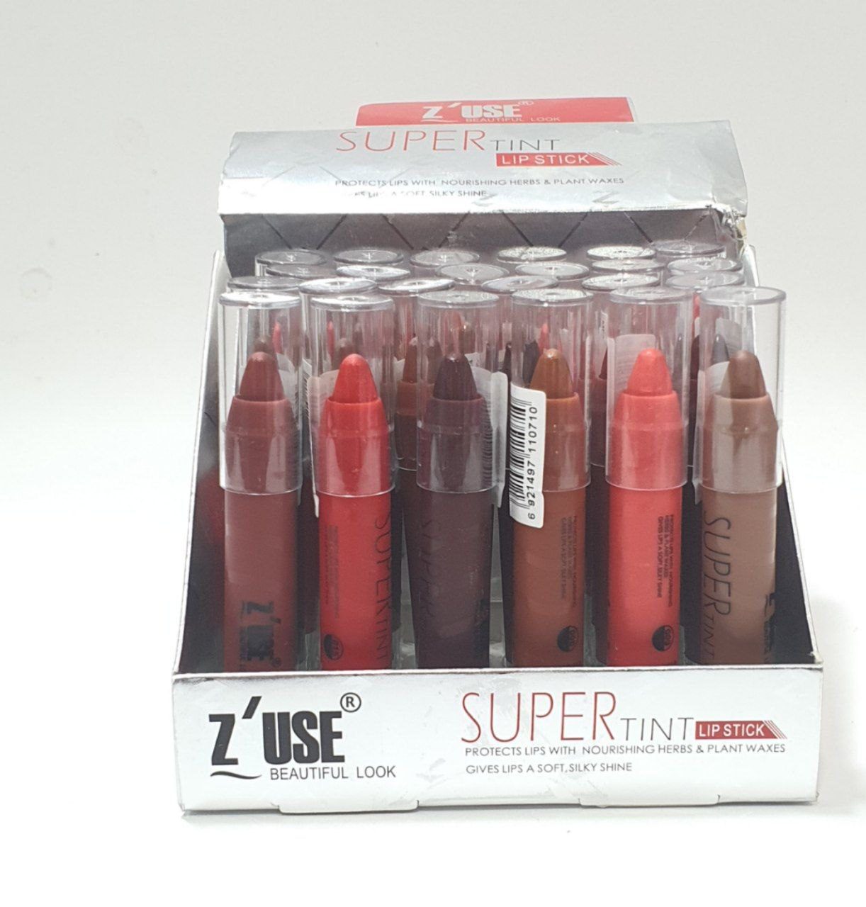 پک 24 تایی رژلب پیچی زِئوس