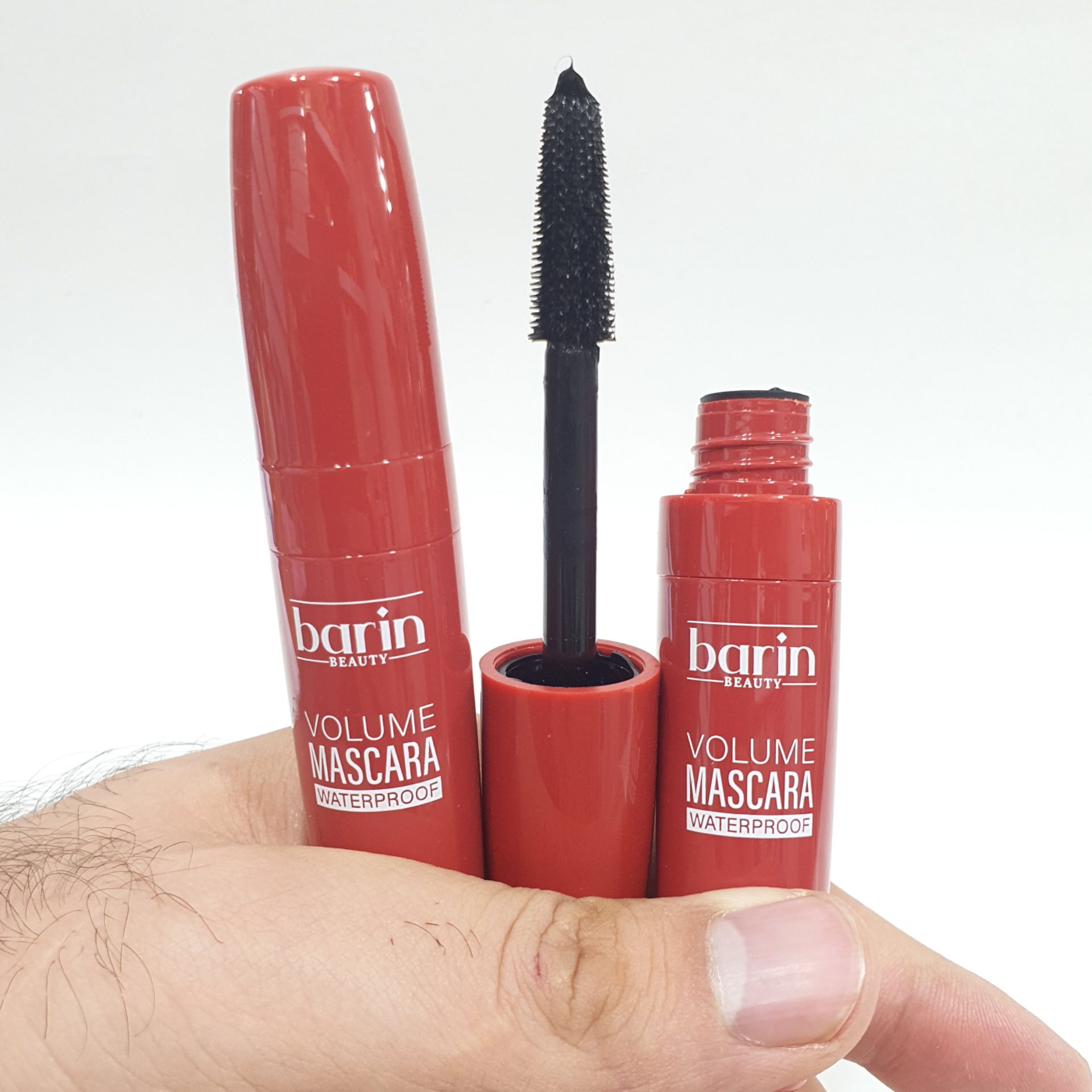 ریمل حجم دهنده و ضداب بارین بیوتی پوکه قرمز ریمل حجم دهنده و ضداب بارین بیوتی پوکه قرمز