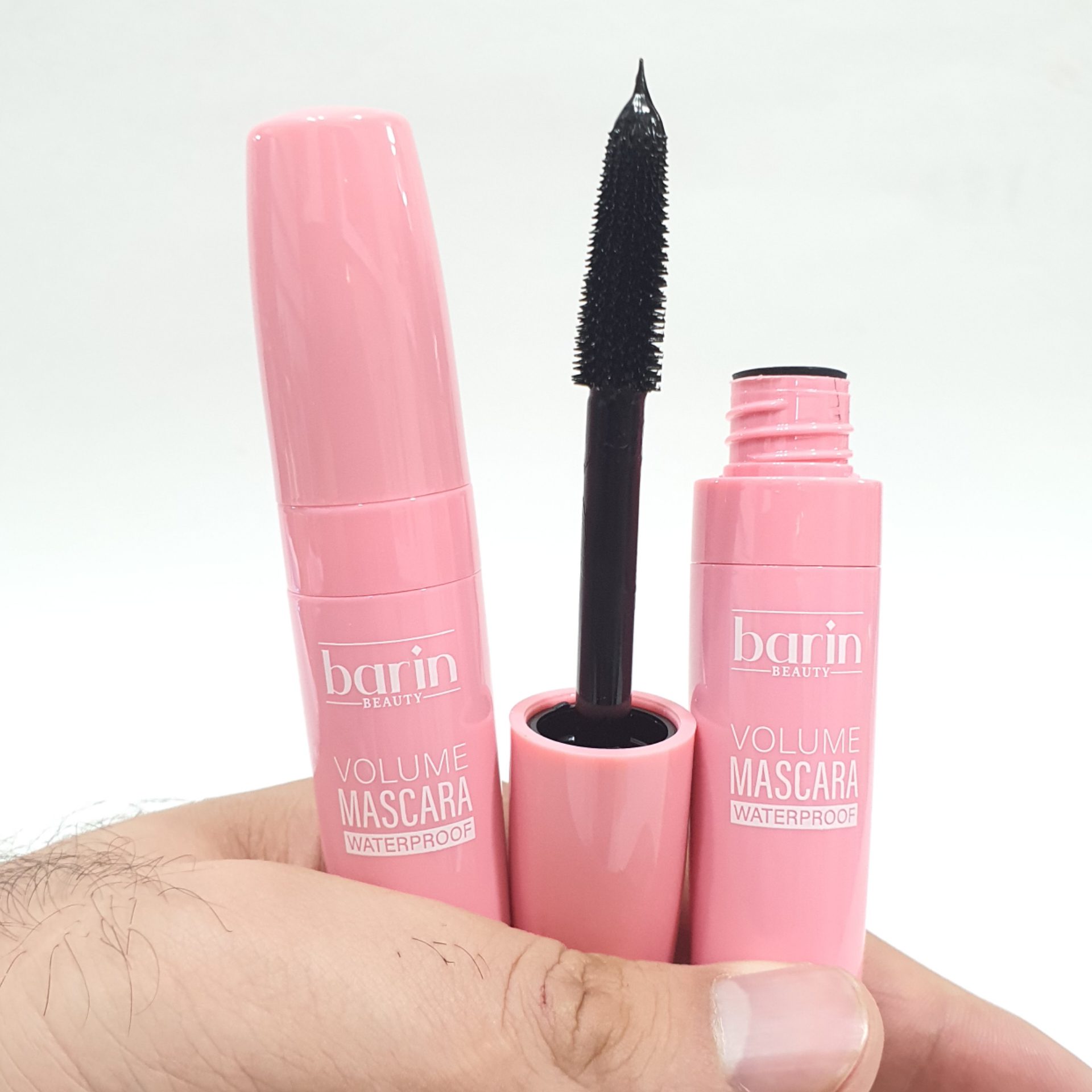 ریمل حجم دهنده و ضداب بارین بیوتی رنگ صورتی | ریمل بارین ریمل حجم دهنده و ضداب بارین بیوتی رنگ صورتی | ریمل بارین