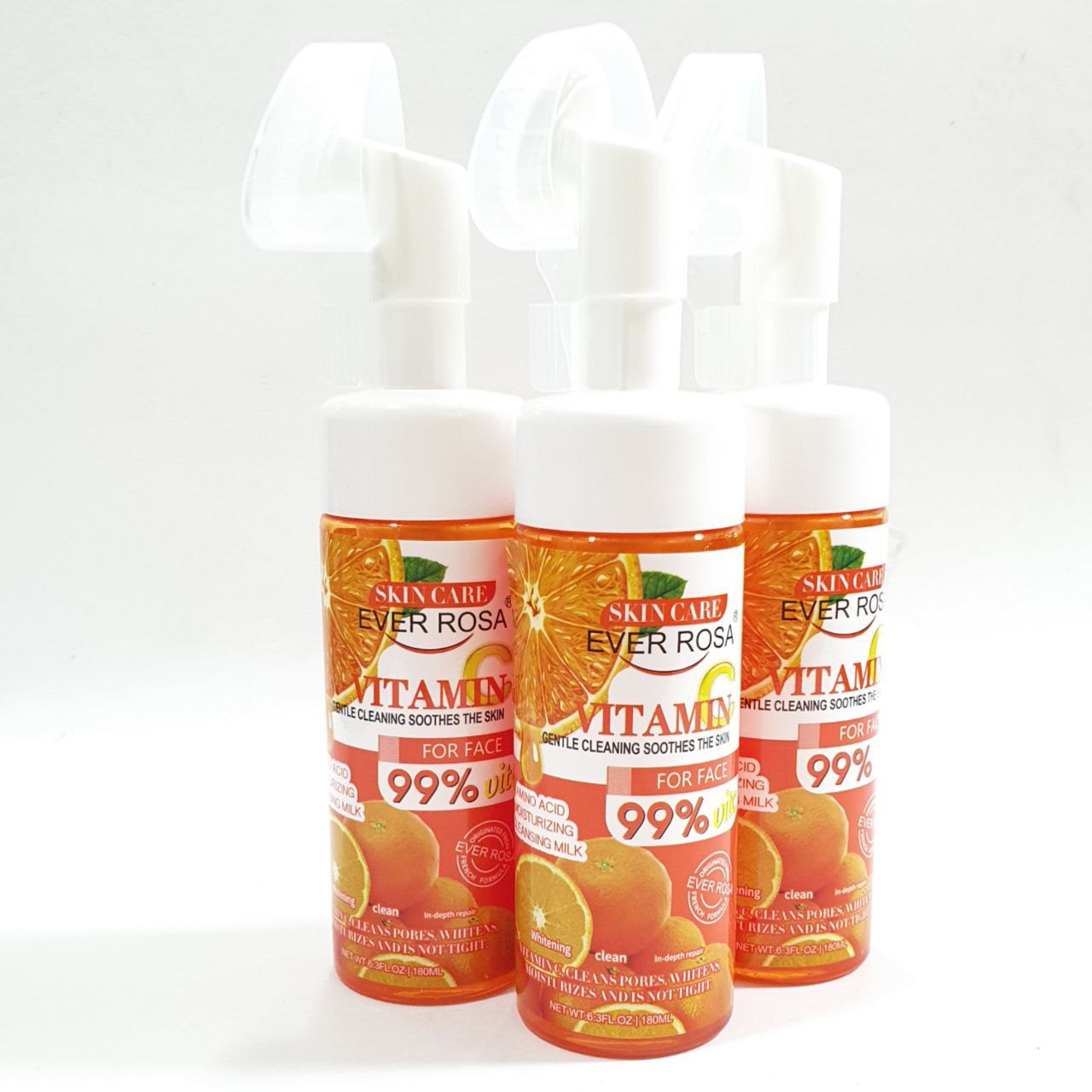 EVER ROSA vc face wash foam