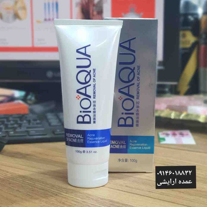 فوم شستشو ضد جوش و آکنه بیوآکوا BIOAQUA حجم 100 مل