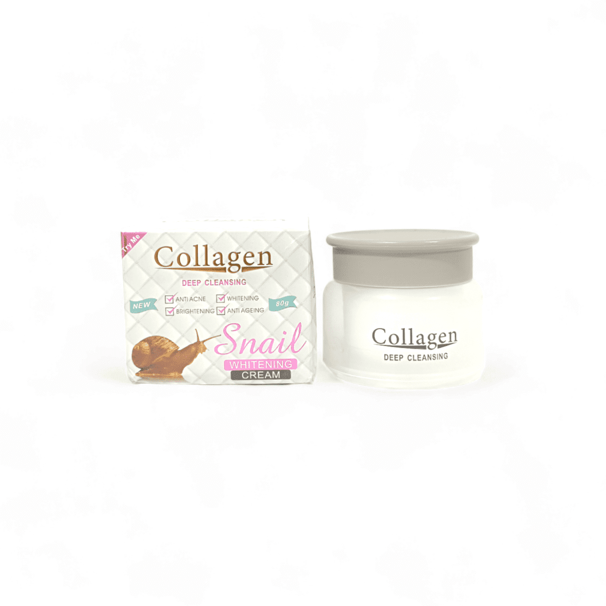 فروش ویژه کرم جوانساز و سفید کننده حلزون کلاژن 80 گرم-Collagen snail Whitening Cream