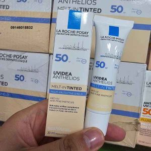 کرم ضد آفتاب رنگی لاروش پوزای SPF 50 مدل UVIDEA Anthelios، مناسب برای انواع پوست، حجم 30 میلیلیتر