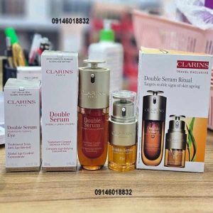 ست دابل‌ سرم کلارِنس (Clarins Double Serum Duo Set – Face & Eye)
